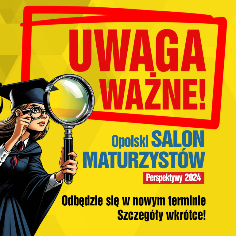 Zdjęcie nagłówkowe otwierające podstronę: Opolski Salon Maturzystów przeniesiony na nowy termin