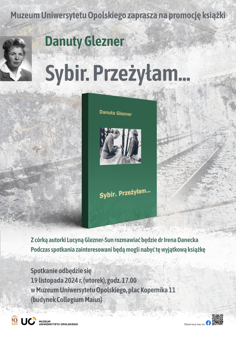 Zdjęcie nagłówkowe otwierające podstronę: O książce „Sybir. Przeżyłam…” w Muzeum UO